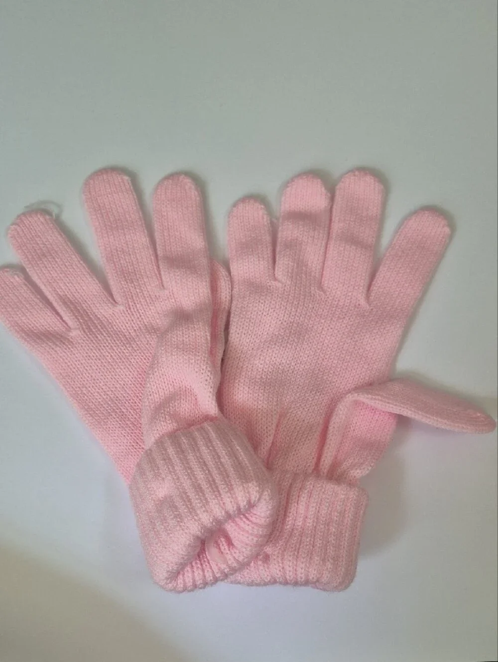 Vintage Venezia Pink Knit Gloves Van Raalte knit gloves